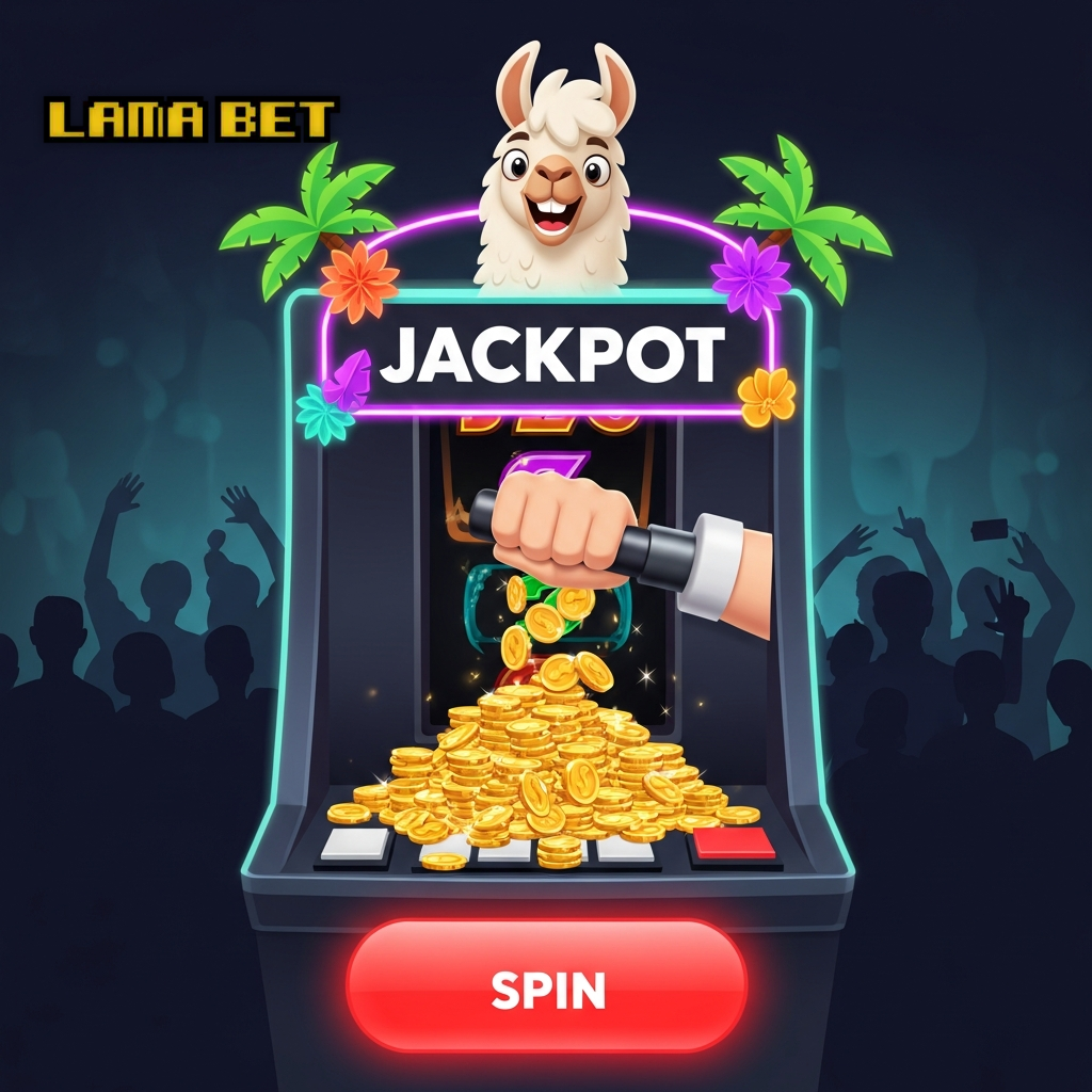 Lamabet casino jackpot slot win celebration in Canada