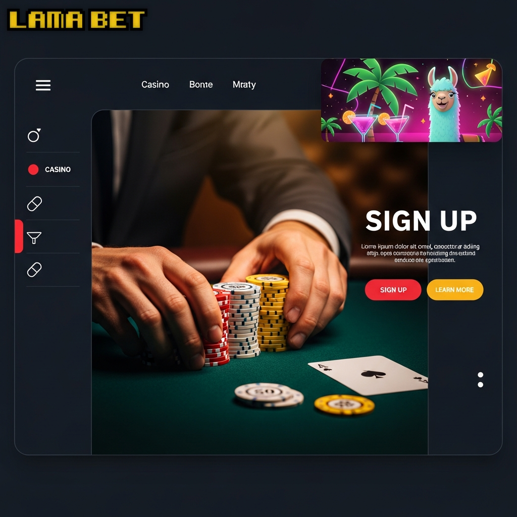 Lamabet casino sign-up and registration screen for Canada